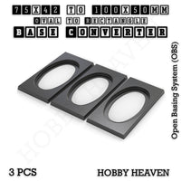 Wargaming Oval to Rectangle Base Converters – Tabletop Games | 3D Printed Tabletop Accessories