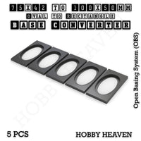 Wargaming Oval to Rectangle Base Converters – Tabletop Games | 3D Printed Tabletop Accessories