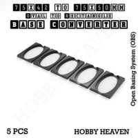 Wargaming Oval to Rectangle Base Converters – Tabletop Games | 3D Printed Tabletop Accessories