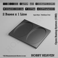 Oval to Rectangle Movement Tray Adapters