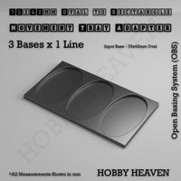 Oval to Rectangle Movement Tray Adapters