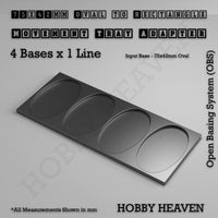 Oval to Rectangle Movement Tray Adapters