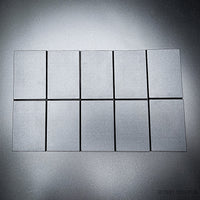 50x75mm | 75x50mm Rectangular Plain Plastic Bases | Versatile Miniature Stands