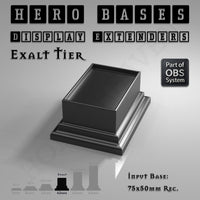 Hero Bases Display Extenders | Squares and Rectangles | Convert Gaming Bases to Display Bases & Plinths