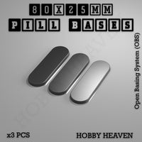 Pill Bases Range - 3d Print Full Range Tabletop Games