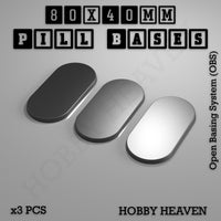 Pill Bases Range - 3d Print Full Range Tabletop Games