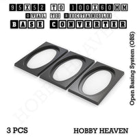 Wargaming Oval to Rectangle Base Converters – Tabletop Games | 3D Printed Tabletop Accessories