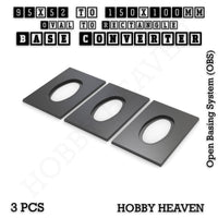 Wargaming Oval to Rectangle Base Converters – Tabletop Games | 3D Printed Tabletop Accessories