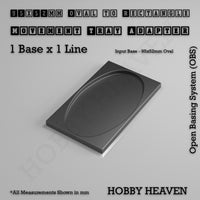 Oval to Rectangle Movement Tray Adapters