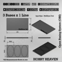Oval to Rectangle Movement Tray Adapters