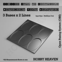 Oval to Rectangle Movement Tray Adapters