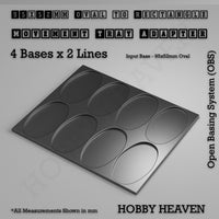Oval to Rectangle Movement Tray Adapters