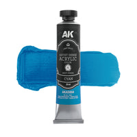 AK Interactive Primary & Secondary Acrylic Paint Set – 6x20ml Tubes | AKAD102