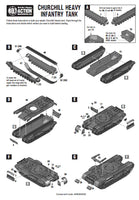 Churchill Tank WWII – Bolt Action Plastic Model 28mm
