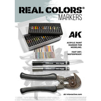 AK Interactive Real Colors Markers Singles Range RCM001 - RCM034