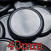 40mm Wide Lip Round Plastic Bases