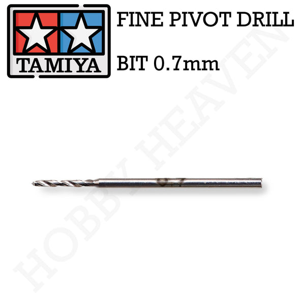 Tamiya Fine Pivot Bit 0.7mm Shank 1mm 74128 - Hobby Heaven