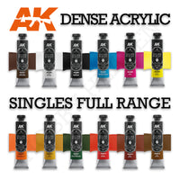 AK Interactive Dense Acrylics Paints Range 20ml