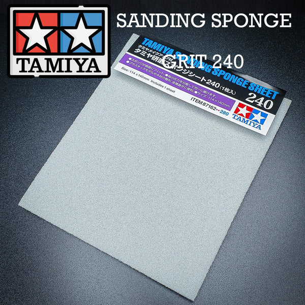 Tamiya Sanding Sponge Sheet 240 87162 - Hobby Heaven
