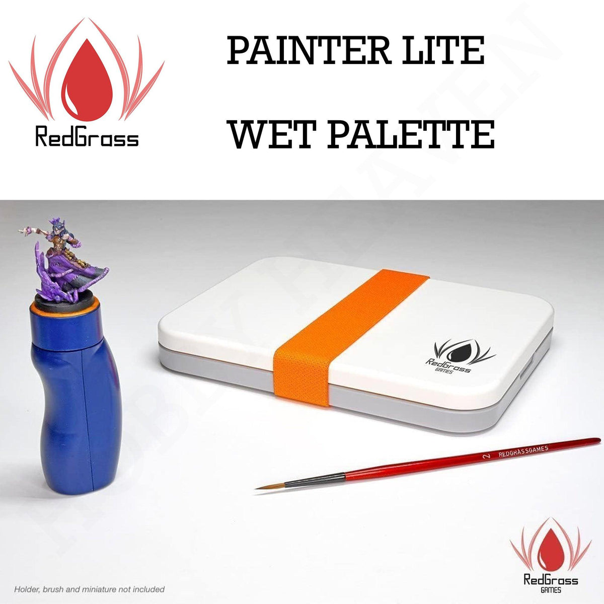 Redgrass Games Painter Lite Wet Palette Inc 50sheets/2foams WPPL50