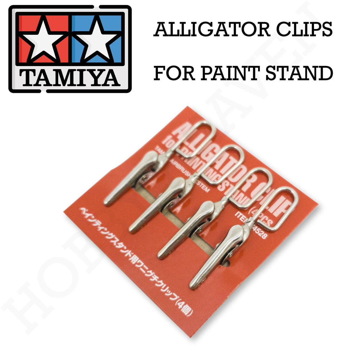 Tamiya Alligator Clips (4) for Bottled Paint Stand