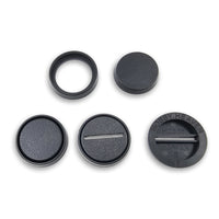 25mm to 28mm Round Base Converters ABS Plastic
