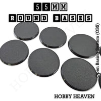 55mm Round Textured Bases 3d Printed Infinty Compatible
