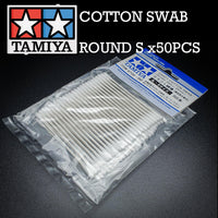 Tamiya Cotton Swab Round Small x50 87104 - Hobby Heaven