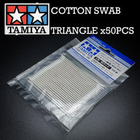 Tamiya Cotton SwabTriangle Xtra Small x50pcs 87105 - Hobby Heaven