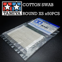 Tamiya Cotton Swab Round Xtra Small x50 87103 - Hobby Heaven