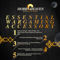 50x75mm | 75x50mm Rectangular Plain Plastic Bases | Versatile Miniature Stands