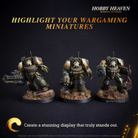 40mm Round Bases | Plain Black Plastic Bases for Wargames| Miniature Wargaming Bases