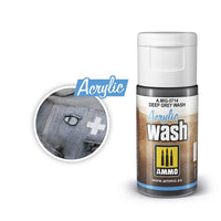 AMMO by MIG Deep Grey Wash Acrylic Wash MIG714 - Hobby Heaven