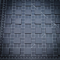 25mm Square Plain Plastic Bases