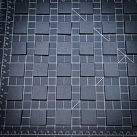 25mm Square Plain Plastic Bases