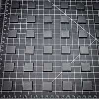 20mm Square Plain Plastic Bases for Wargaming Miniatures