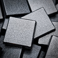 20mm Square Plain Plastic Bases for Wargaming Miniatures