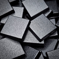 20mm Square Plain Plastic Bases for Wargaming Miniatures