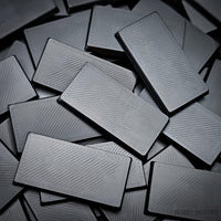 40x20mm Rectangle Plain Plastic Bases 3d Print