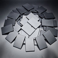 50x75mm | 75x50mm Rectangular Plain Plastic Bases | Versatile Miniature Stands
