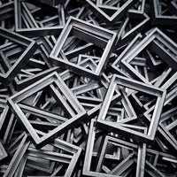 25–30mm Square Base Adapters | Injection Moulded | No Rebasing Required | Fits Popular Fantasy Miniatures