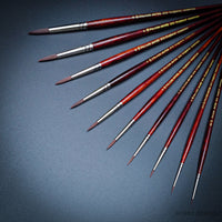 Pro Arte Acrylix Series 202 Round Brush – Synthetic Brush for Acrylic & Oil Painting