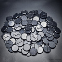 40mm Wide Lip Round Plastic Bases