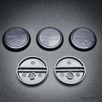 30mm Wide Lip Round Plastic Bases