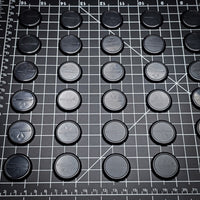 30mm Wide Lip Round Plastic Bases