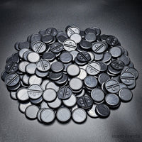 30mm Wide Lip Round Plastic Bases