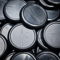 30mm Wide Lip Round Plastic Bases