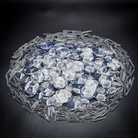 32mm Round Flying Clear Plastic Base