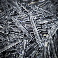 32mm Round Flying Clear Plastic Base