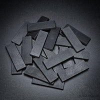 60x20mm Rectangle Plain Plastic Bases 3d Print